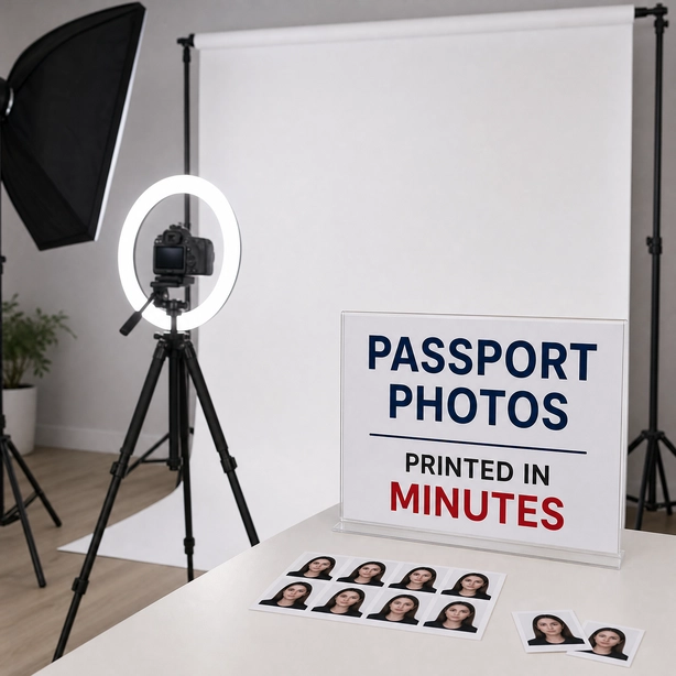 Passport and visa photo service